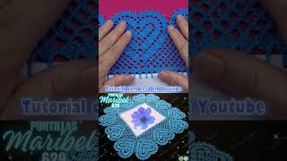 crochet puntillasparaservilletas hechoamano puntillas bordado puntillasmaribel tutorial [upl. by Aya]