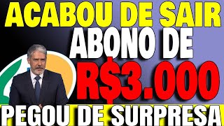 ACABOU DE SAIR  SENADO APROVA BENEFÍCIO DE 3000 REAIS  SAIBA QUEM RECEBE  GOVERNO ANUNIA AUXÍLIO [upl. by Nirat]