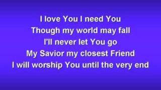 Jesus Lover of My Soul worship video w lyrics [upl. by Gearard]