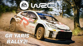 Toyota GR Yaris Rally2  EA SPORTS WRC  Latvia Kalvene [upl. by Aisorbma]