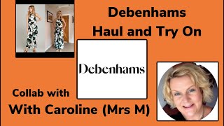 Debenhams Haul and Try On a Collaboration with Caroline Mrs M [upl. by Lindley]