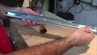 How to install drawer slides step by step [upl. by Erlond341]