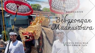 BALEGANJUR BEBARONGAN by Remaja Madhuswara Kusuma Br Tegalbingin Mas Ubud [upl. by Annairam]