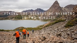 Hiking Los Dientes de Navarino Trek in 2 Minutes [upl. by Atsilac529]