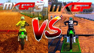 MXGP3 Vs MXGP 2021  TRACK COMPARISON  Loket  Kawasaki  PS5 [upl. by Ahseela]