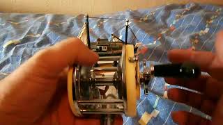 Garcia Mitchell 606  France 1960s  Sea Boat Fishing Reel [upl. by Lek]