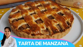 TARTA DE MANZANA  PIE DE MANZANA  RECETA FACIL Y RAPIDA [upl. by Udale]