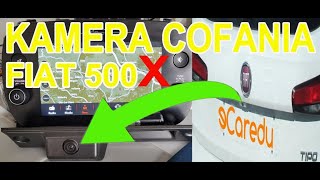 Fiat 500X UConnect live  Kamera Cofania [upl. by Bartlet83]