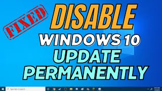 How to Disable Windows Automatic Updates on Windows 10 Permanently  in Sinhala [upl. by Anneiv]