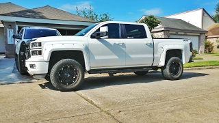 2014 Silverado 3quot Spindle Lift Install [upl. by Eisset905]