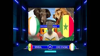 CAN 2023 COTE D’IVOIRE FACE SENEGAL 8em DE FINAL CAN 2024 [upl. by Jedd831]