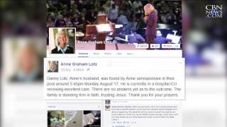 Anne Graham Lotzs Husband in ICU after Accident [upl. by Haleigh]