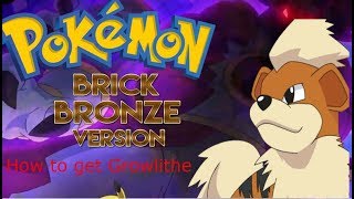 How To Get Growlithe in Pokemon Brick Bronze [upl. by Yousuf959]