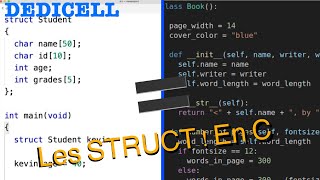 Les Struct en C Tutoriel Dedicell [upl. by Grochow]