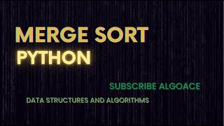 Merge Sort  In under 5 minutes [upl. by Ydur]