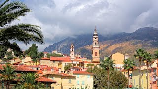 One day in Menton France French Riviera 4K videoturystaeu [upl. by Enybor367]