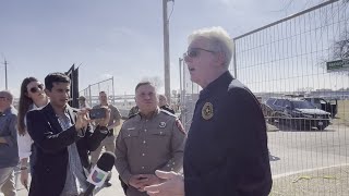 Texas lieutenant governor visits Eagle Pass amid spat with feds over border security [upl. by Eerot311]