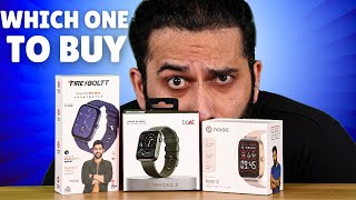 Best Selling smartwatch Comparison Under 1500  BOAT FIREBOLTT amp NOISE  Born Creator [upl. by Leuqar]