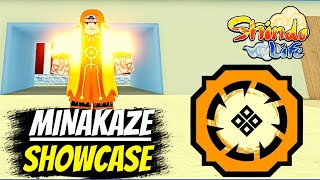 Minakaze Full Showcase en Español  Shindo Life [upl. by Bolt477]