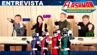 Entrevista al Cast de Comando Estelar Flashman  Choushinsei Flashman [upl. by Maxey]