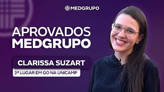 Aprovados MEDGRUPO  Clarissa Suzart  Segundo episódio [upl. by Zabrina]