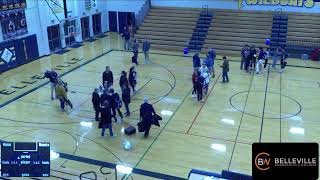 High School Varsity Boys Basketball  Belleville vs Darlington [upl. by Rollin]