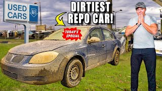 Cleaning The DIRTIEST Car Bought At Auction [upl. by Leaffar985]