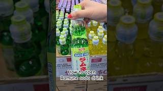 How to open Ramune Soda Drink [upl. by Gram]