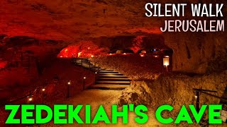 JERUSALEM ZEDEKIAHS CAVE Silent Walk Jerusalem Holyland 🇮🇱 March2024 [upl. by Etiuqal]