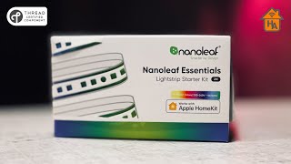 Nanoleaf Essentials light strip review  Could this be the BEST HomeKit smart light strip of 2021 [upl. by Zizaludba]