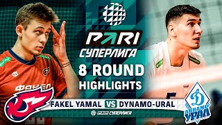 Fakel Yamal vs DynamoUral  HIGHLIGHTS  8 Round  Pari SuperLeague 2025 [upl. by Eerolam]