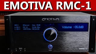 Emotiva RMC1 Dolby Atmos  DTSX  28ch Preamp Processor [upl. by Ilojna]