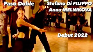 Stefano Di Filippo  Anna Melnikova  Paso Doble  Debut 2022  WDC Professional Latin [upl. by Aniakudo]