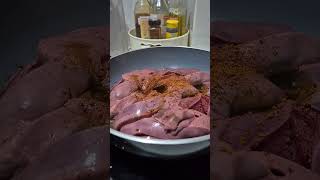 Pork Liver shorts carnivore cooking healthylifestyle [upl. by Haceber]