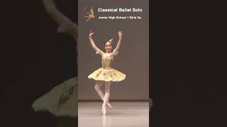 Classical Ballet Solo Junior High School 1 Girls Variation TOP 3 shorts [upl. by Elephus97]