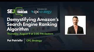 Demystifying Amazon’s Search Engine Ranking Algorithm [upl. by Redla]