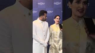 Glimpse of interview of Zaheer Khan and Sagarika Ghatge in Dubai 2024 [upl. by Drawyah]