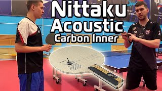 Nittaku Acoustic inner Carbon Обзор на основание Гоши для настольного тенниса [upl. by Cavuoto378]