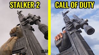 Stalker 2 vs COD Black Ops 6  Weapons Comparison [upl. by Runstadler994]