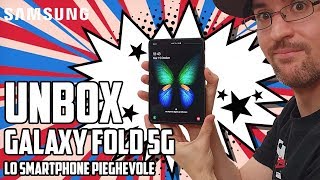 Galaxy Fold 5G  Unbox dello smartphone pieghevole [upl. by Beyer]