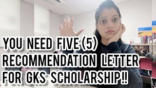 How to write recommendation letter for gks  Need 5 recommendation letter for gks scholarship [upl. by Gaal]