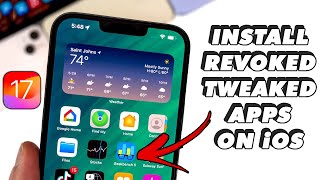 How to Install Revoked Tweaked Apps on ANY iOS 17 No Computer  100 Worked [upl. by Ineslta]