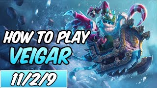 HOW TO PLAY VEIGAR  Build amp Runes  Diamond Commentary  Bad Santa Veigar  League of Legends [upl. by Durr]