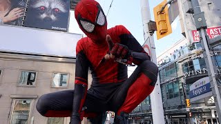 Antichrist Spiderman loses his mind at street preachers in Toronto [upl. by Ovida]