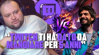 RUBINO CRITICA DUBUBBI CHE DICE DI NON VOLER METTERE PIÙ PIEDE SU TWITCH [upl. by Imyaj]