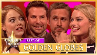 Barbie’s Margot Robbie amp Ryan Gosling Compare Body Art  Golden Globes  The Graham Norton Show [upl. by Gurl]