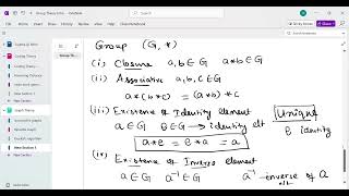 Group Theory Intro Abelian group 2024 10 28 19 42 39 [upl. by Redliw]