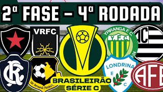 PRÓXIMOS JOGOS DA SÉRIE C 4ª RODADA DA 2ª FASE 2109 A 2309 [upl. by Cynera]