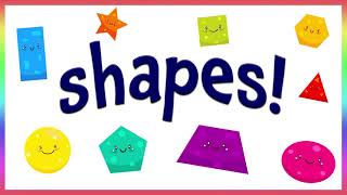 Learn Shapes  Learn the Names of Shapes in English for Kids [upl. by Zzahc]