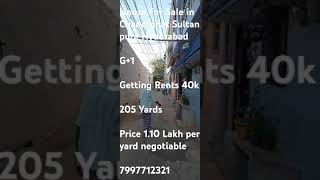 House For Sale in Chaderghat Sultan pura Hyderabad [upl. by Reagen]